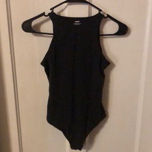 High neck bodysuit